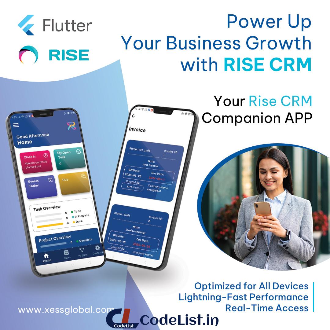 Xrise Admin/Staff Mobile App for Rise CRM - 1